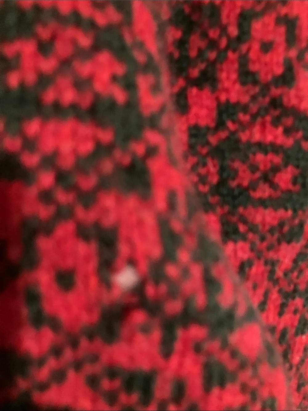 Woolrich vintage Red Crewneck Sweater with Sheep Motif wool medium - Picture 3 of 5